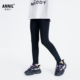 高弹瑜伽裤 安奈儿童装 女童针织打底九分裤 2025夏款 吸湿速干