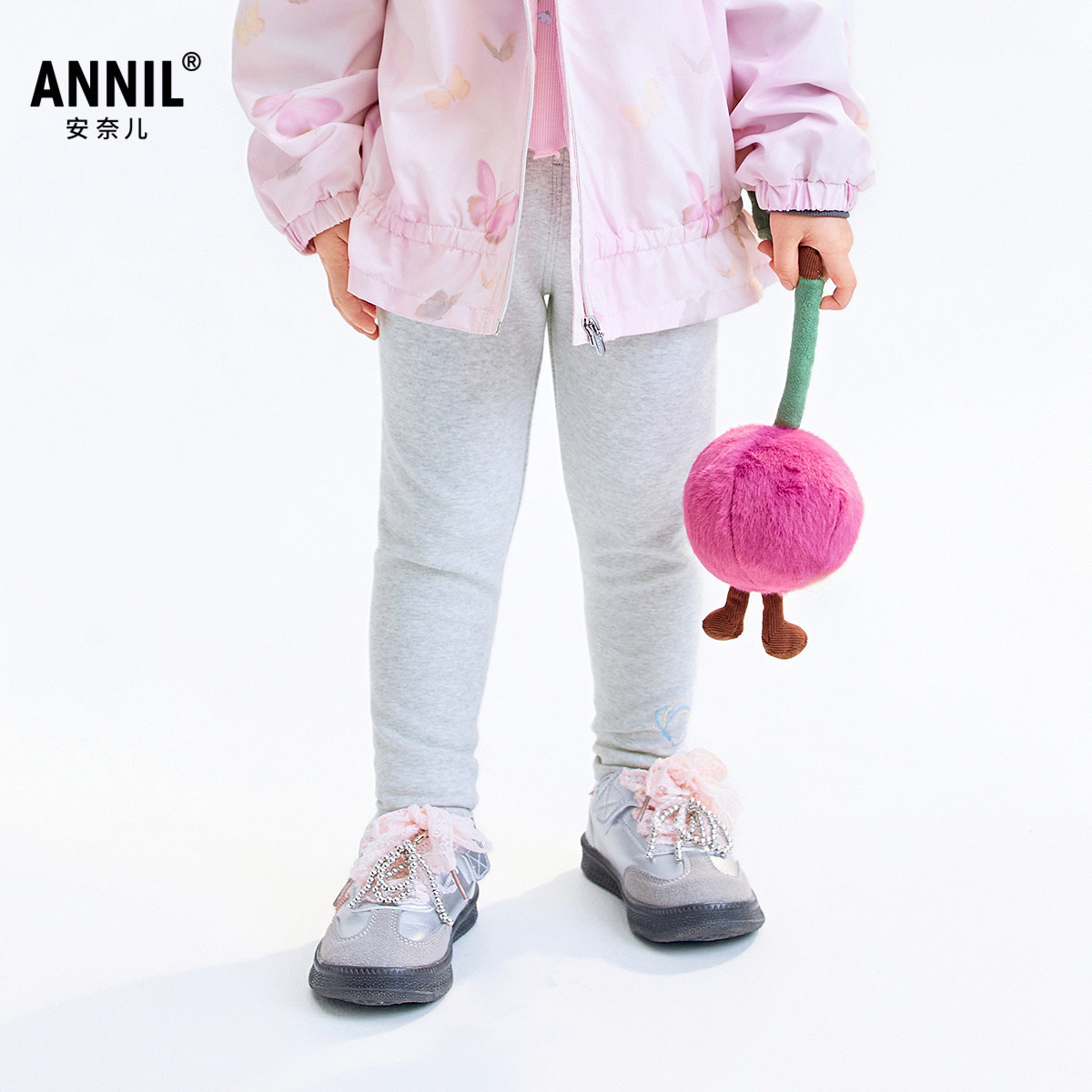 【商场同款】安奈儿童装女童针织打底裤2025秋新款贴身XG536137,童装/婴儿装/亲子装,裤子,淘宝优惠券,粉丝福利购,淘宝优惠卷