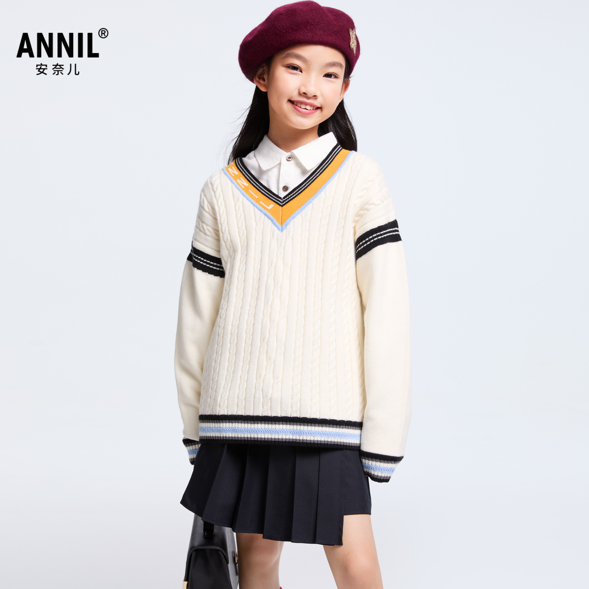 安奈儿童装男女童毛衣20