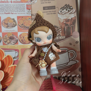 仅娃衣babymolly积极入冬可爱搪胶毛绒衣服套装格子ob11裙子茉莉