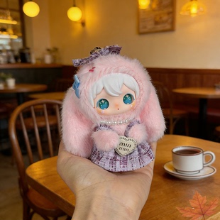 二代兔闪闪娃衣ShyShy兔闪闪娃衣酷girl潮流套装玩偶毛绒搪胶娃衣