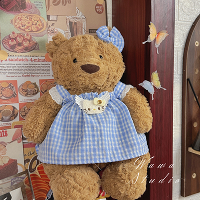 28cm巴塞罗熊16cm衣服毛绒玩偶衣服36cm小熊娃衣47cm泰迪熊娃衣