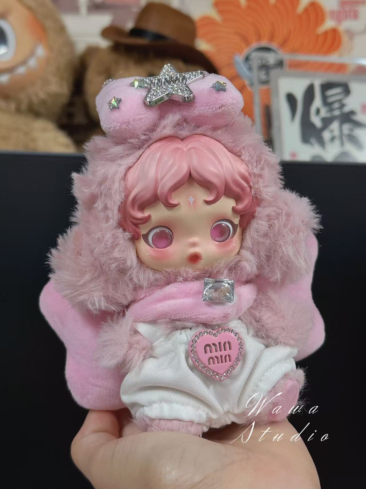 原创娃衣sp二代光织园可爱衣服套装泡泡搪胶公仔高颜值运动裙套装