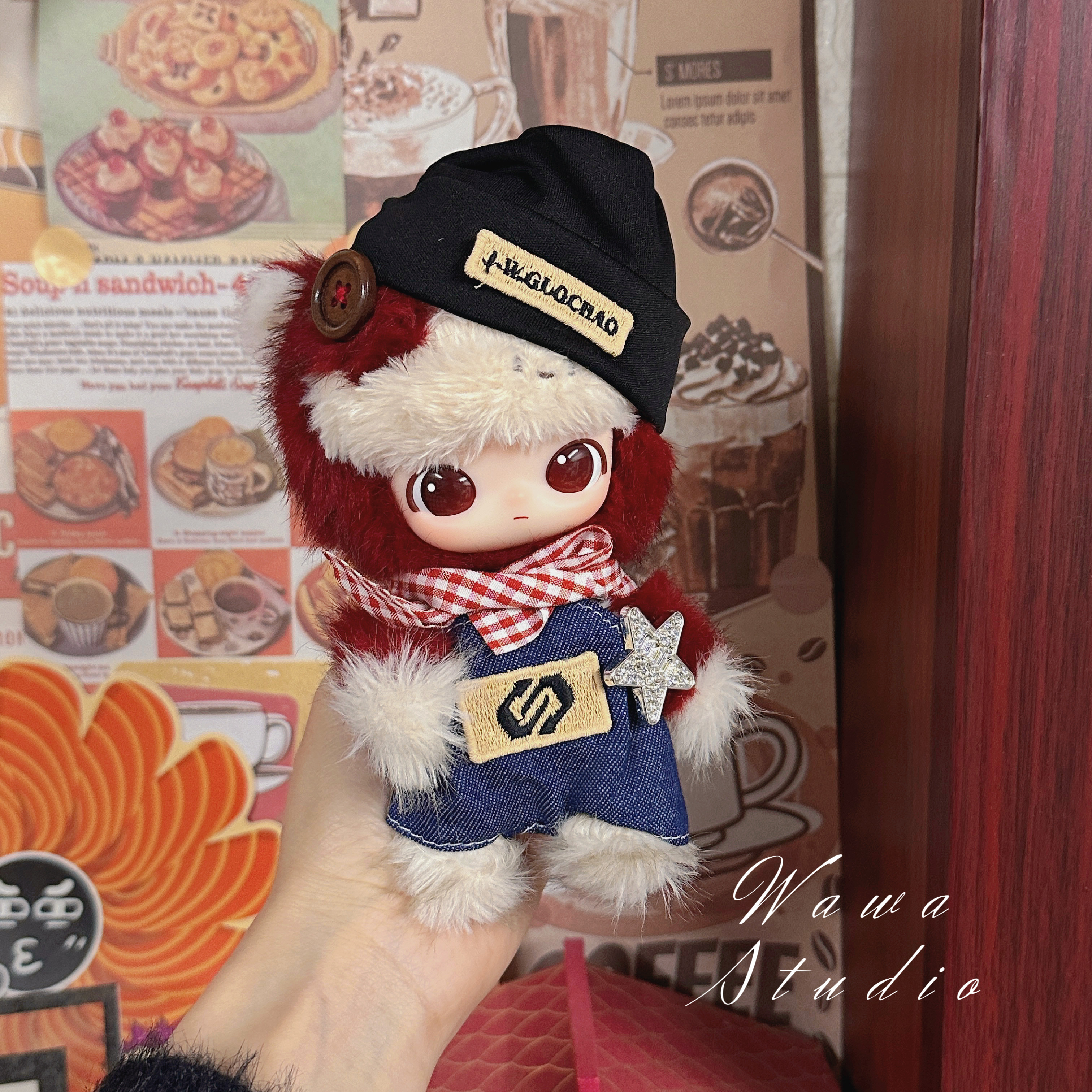 仅娃衣】马力全开新生日记4代dimoo通用拜年系列娃衣搪胶玩偶新年,模玩/动漫/周边/娃圈三坑/桌游,棉花娃娃/毛绒玩具娃衣,淘宝优惠券,粉丝福利购,淘宝优惠卷