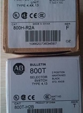 AB罗克韦尔选择开关 800H-FRXT6D4
