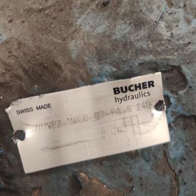 BUCHER布赫SWUVPLD-1CO-35-BT-FA-6 24D泄压阀  料号：400562200