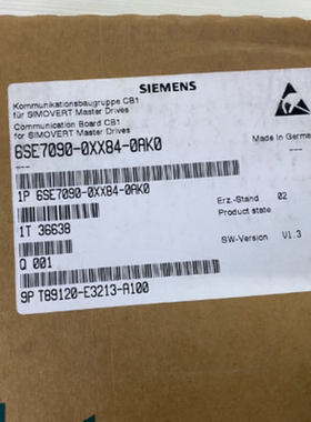 SIEMENS西门子6SE70变频器CB1通讯板6SE7090-0XX84-0AK0