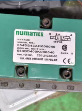 ASCO Numatics 电磁阀554SS43AK000040