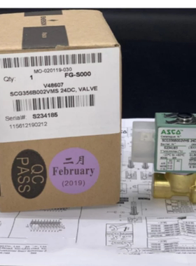 ASCO电磁阀SCG356B002VMS 24VDC或230VAC