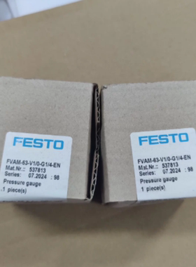 FESTO费斯托537813 FVAM-63-V1/0-G1/4-EN真空压力表