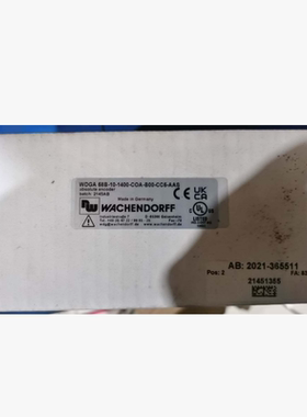 WACHENDORFF沃申道夫编码器WDGA 58B-10-1400-COA-B00-CC5-AAS