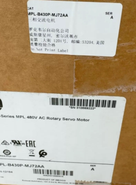AB罗克韦尔伺服电机MPL-B430P-MJ72AA