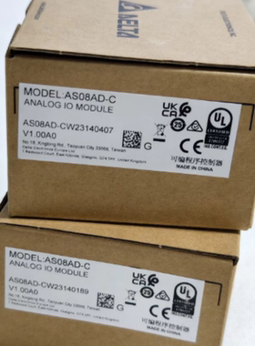 台达AS系列8通道高精度模拟量输入模块AS08AD-C