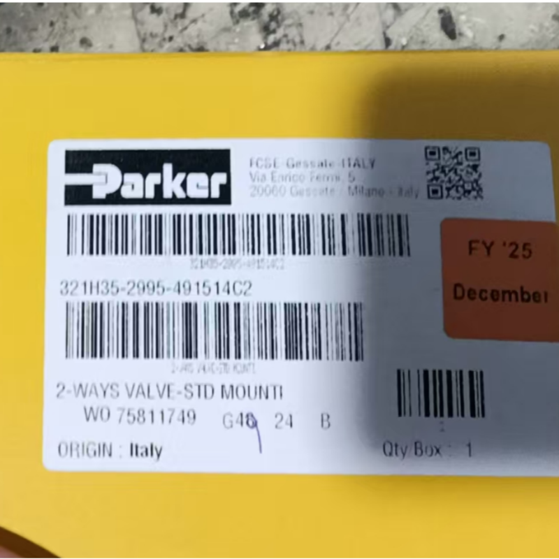 派克PARKER吹瓶机高压电磁阀 321H35-2995-491514C2