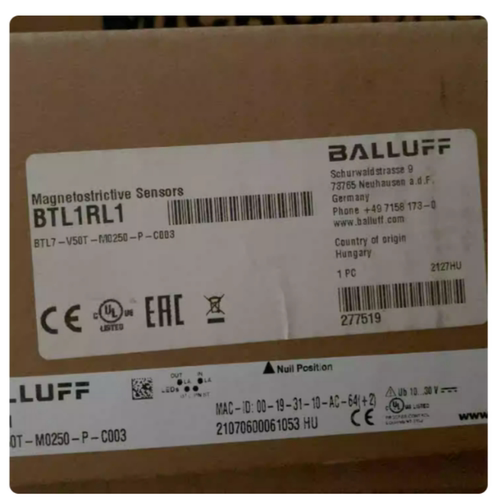 Balluff巴鲁夫直线位移传感器BTL BNCA00-0250-C15AE5C0-000S32