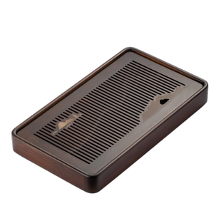 茶盘家用2026新款办公室蓄水茶盘大号新中式竹制茶托盘茶海干泡台