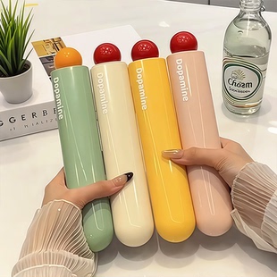 多巴胺便携餐具勺子筷子套装可爱上班族学生304不锈钢餐具收纳盒