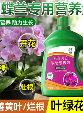 蝴蝶兰专用营养液肥料促花箭开花生根壮苗促分芽室内盆栽液体肥料