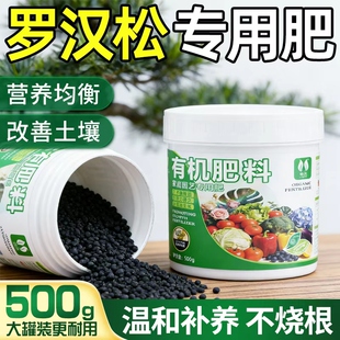 罗汉松专用有机肥料富含有机质温和补养营养均衡促进生长改善土壤