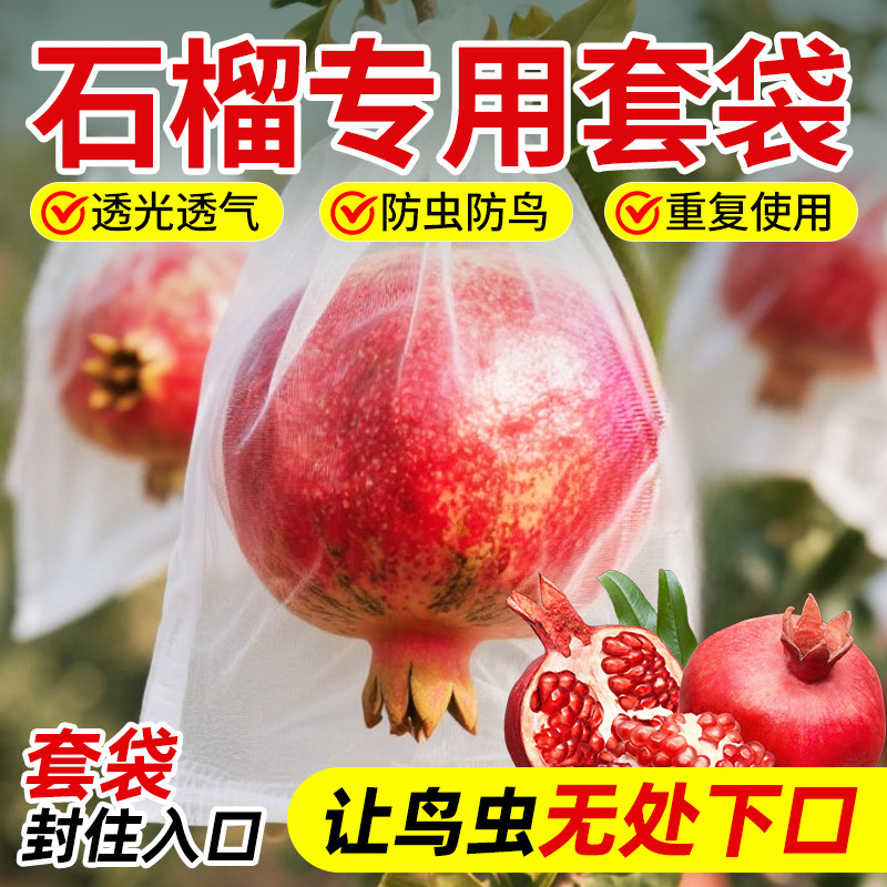 石榴套袋专用袋防虫防鸟番石榴果袋网纱莲雾桃子苹果枇杷通用袋子