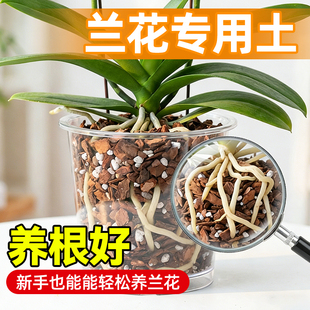 兰花专用土营养土植料种君子兰蝴蝶兰花土专用植料松树皮颗粒专用
