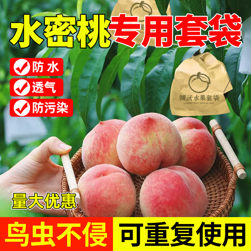 领沃水蜜桃套袋防虫防鸟防水神器