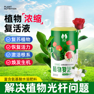 植物复活液再生剂花卉绿植物通用发财树三角梅盆栽专用枯树再生液