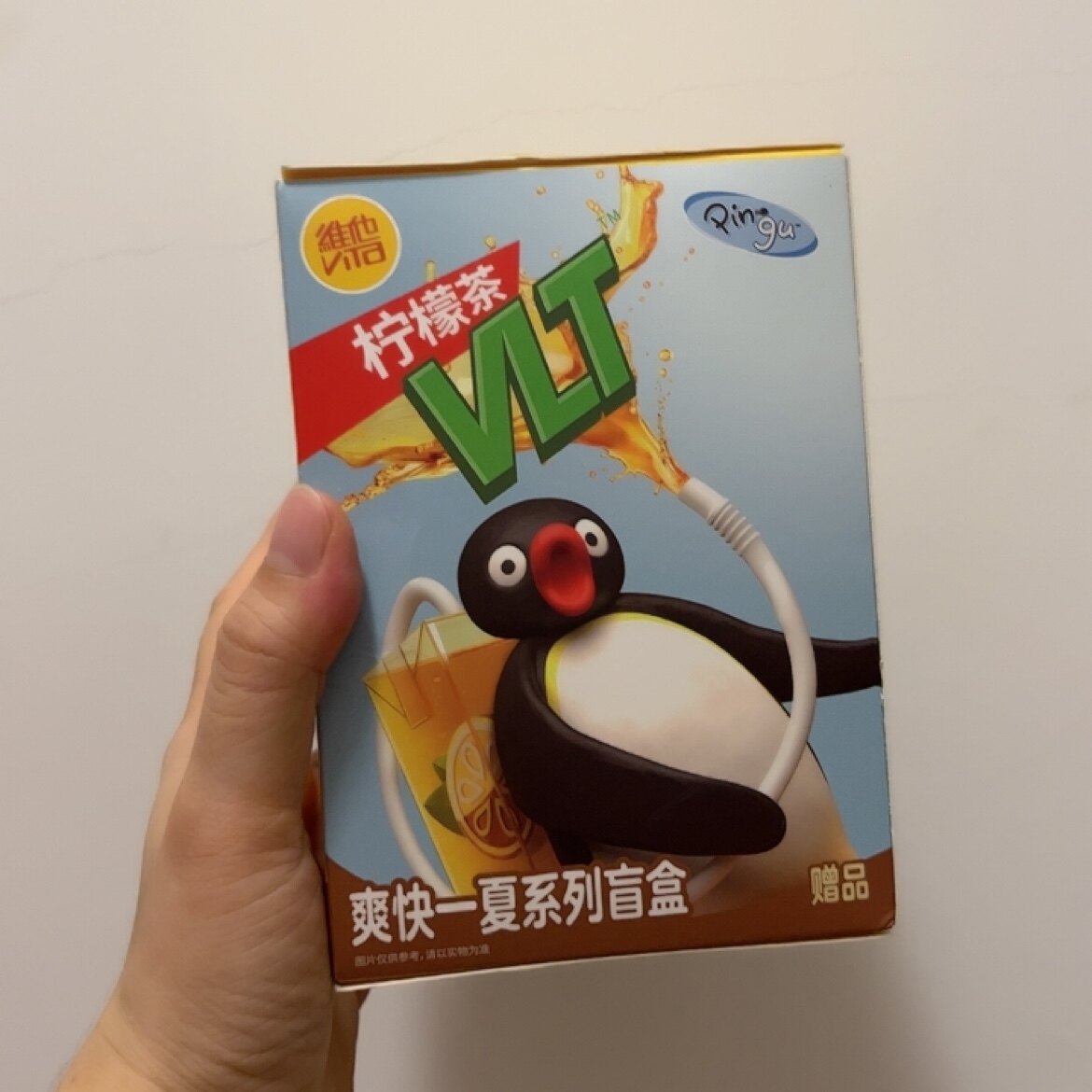 全新维他柠檬茶pingu企鹅爽快一夏系列盲盒毛绒公仔玩偶包挂件图片