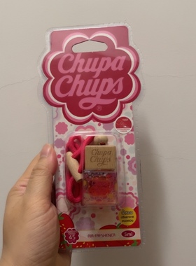 全新泰国代购珍宝珠chupachups草莓棒棒糖味车载香薰挂件衣柜