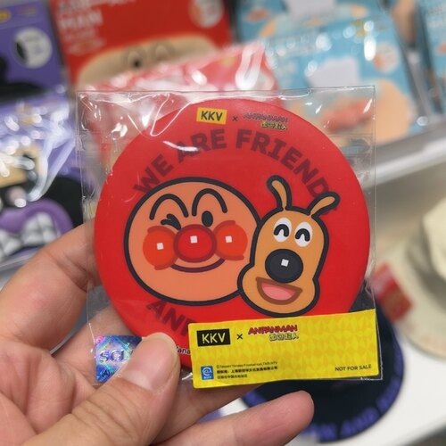 全新kkv联名面包超人anpanman系列随身镜化妆镜可爱卡通动漫周边