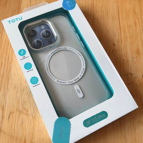 TOTU拓途晶琅适用苹果15磁吸无线充电全包手机壳iphone15promax防摔保护套13promax外壳