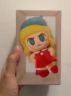 全新正品泡泡玛特angrymolly手办潮流玩具公仔玩偶礼物紫火包挂件