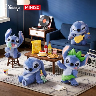 【新品现货】MINISO名创优品迪士尼史迪奇陪在你身边系列手办盲盒