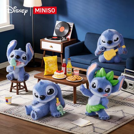 【新品现货】MINISO名创优品迪士尼史迪奇陪在你身边系列手办盲盒