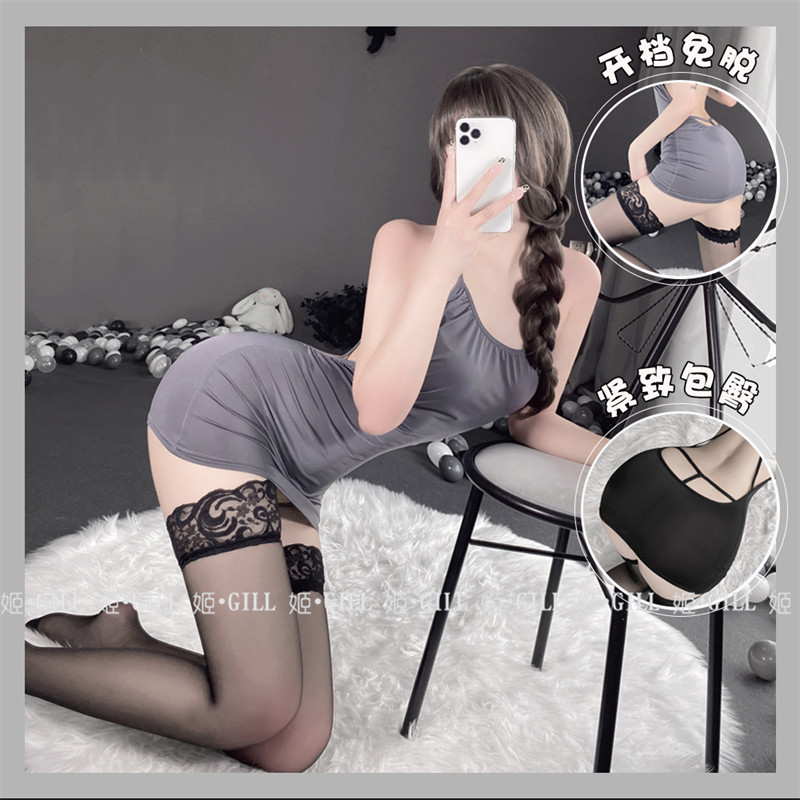 做你的猫内衣连体吊带睡裙收腰