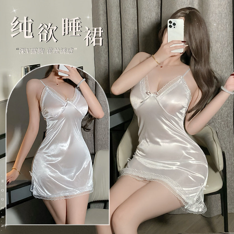 性感内衣纯欲风吊带睡裙女