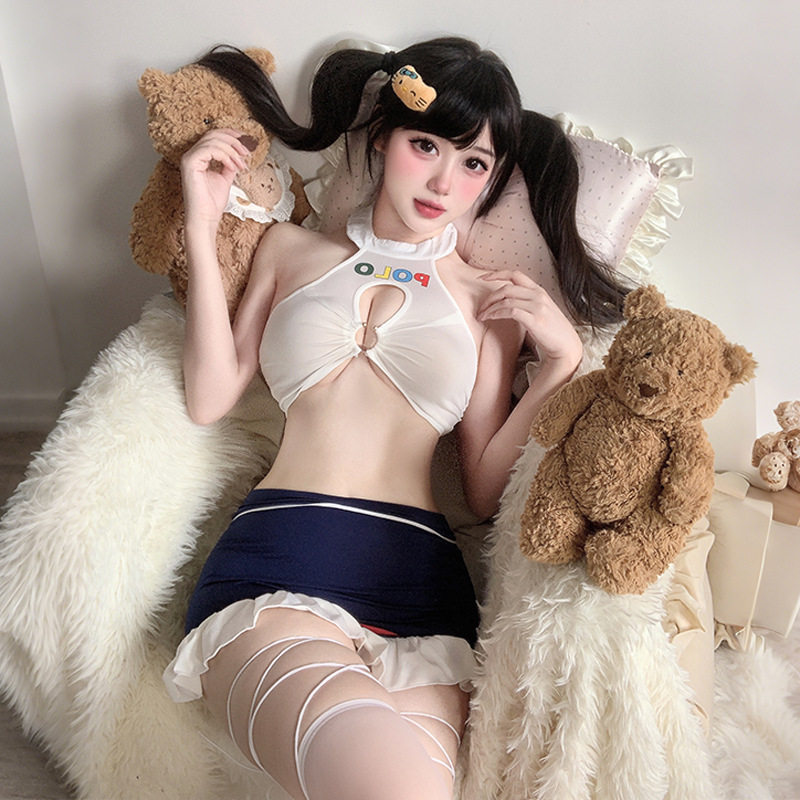 姬GILL黑丝性感内衣学院风校园可爱jk套装甜美制服套装酒吧夜店女