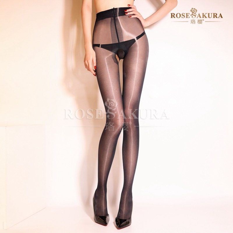 姬GILL珞樱极光薄丝滑油亮腰丝黑丝透明腰边连裤袜超薄性感丝袜女,女士内衣/男士内衣/家居服,连裤袜/打底袜,淘宝优惠券,粉丝福利购,淘宝优惠卷