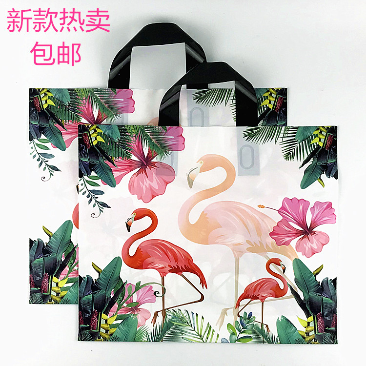 时尚加厚男女服装店塑料袋手提袋定制礼品袋包装袋化妆品袋子包邮