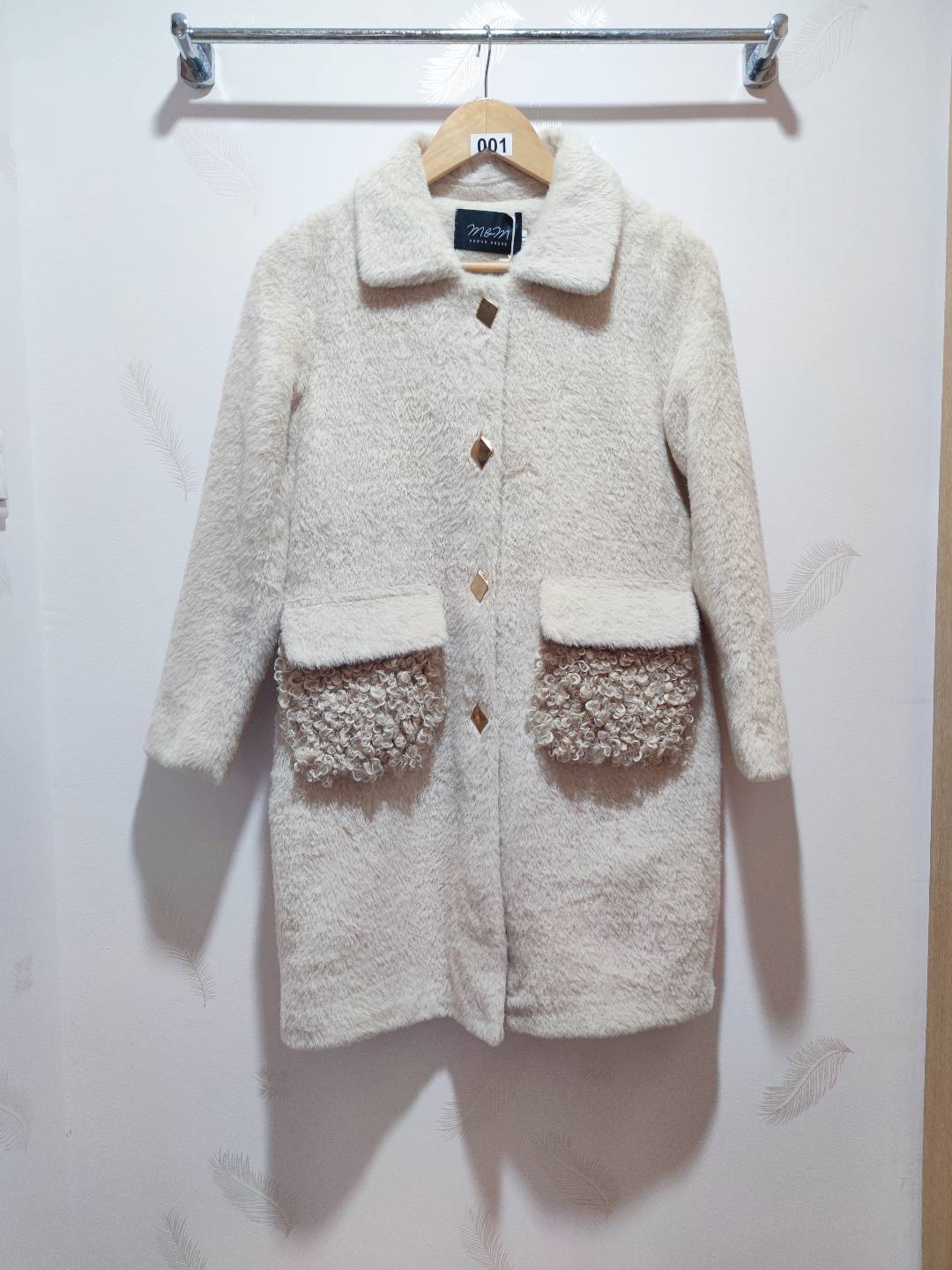 秋冬新款女装仿皮草外套