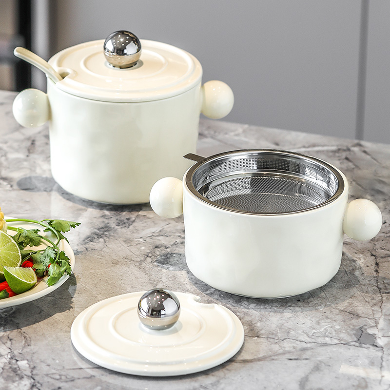 漫时光猪油罐耐高温陶瓷