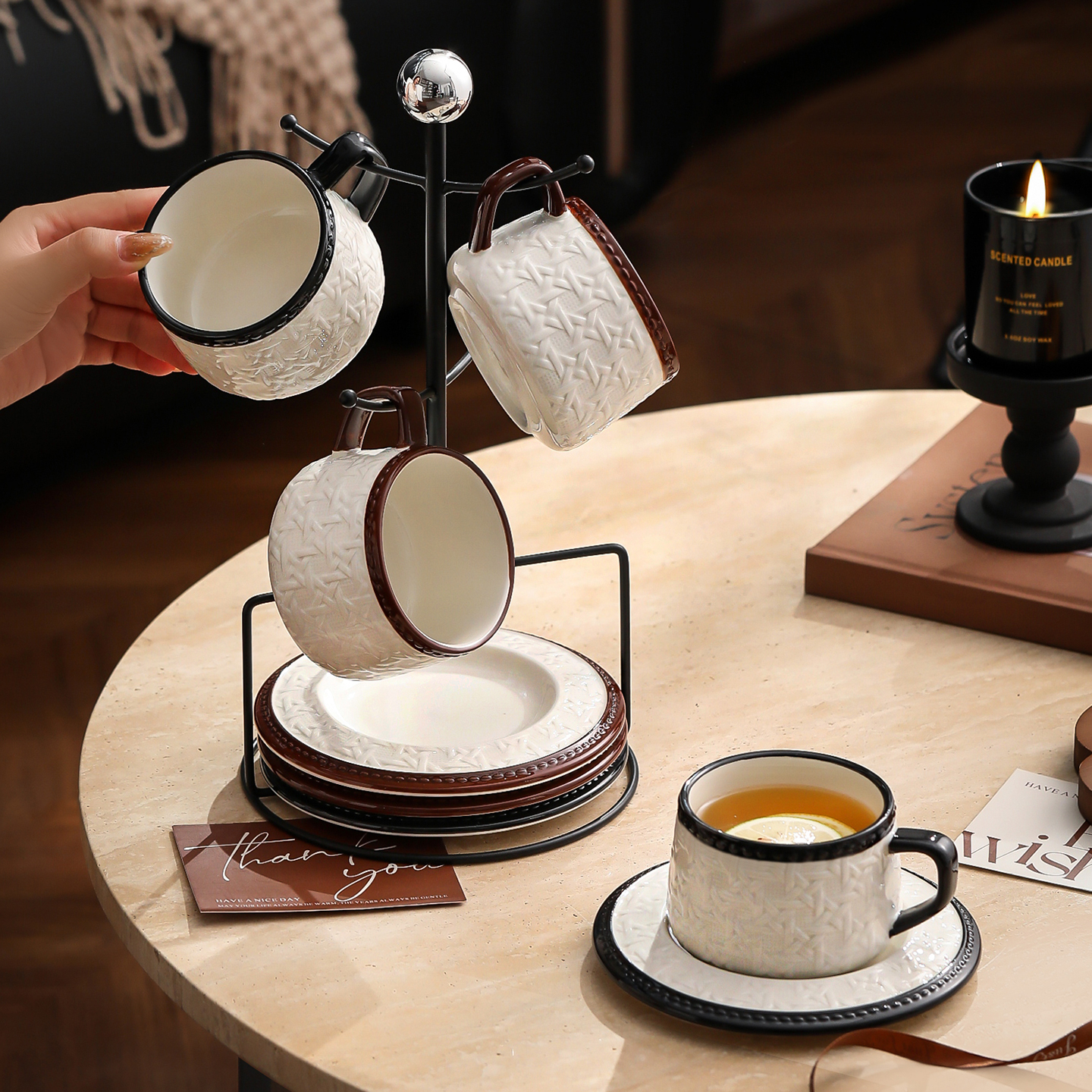漫时光法式轻奢咖啡杯套装