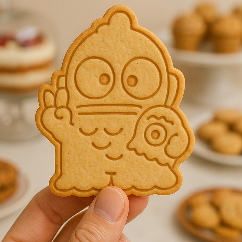 卡通小丑鱼饼干模具可爱丑鱼黄油曲奇diy家用烘焙按压式模具工具