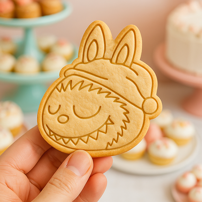 卡labubu通拉布布饼干模具