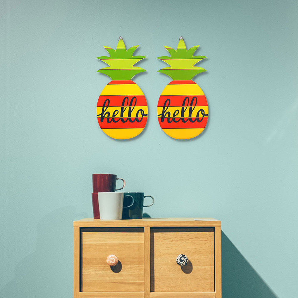 菠萝形状挂板家居客厅墙壁装饰水果木板画木制工艺品挂饰挂件木质,家居饰品,装饰挂牌,淘宝优惠券,粉丝福利购,淘宝优惠卷