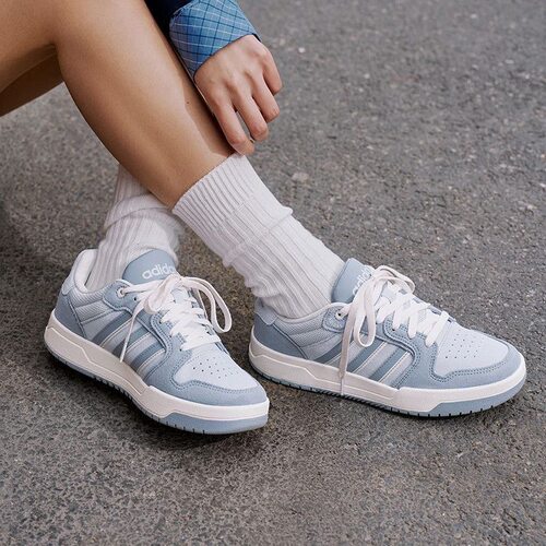 ADIDAS阿迪达斯 ENTRAP 男子低帮复古时尚耐磨运动休闲板鞋KI8458