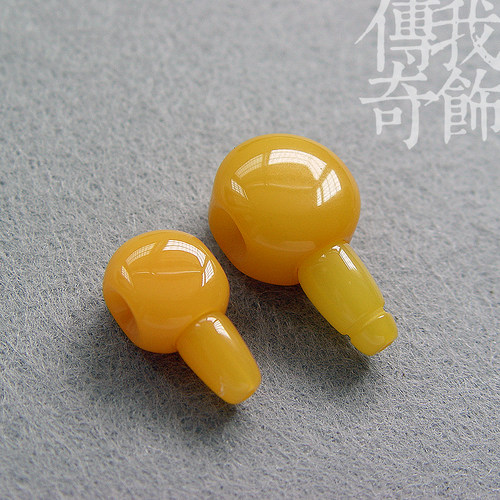 金黄色合成树脂蜜蜡diy