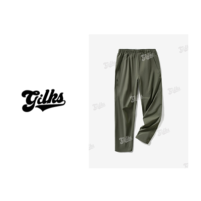 冬季城市户外轻量加绒软壳裤情侣男士防风加厚直筒长裤TK89310