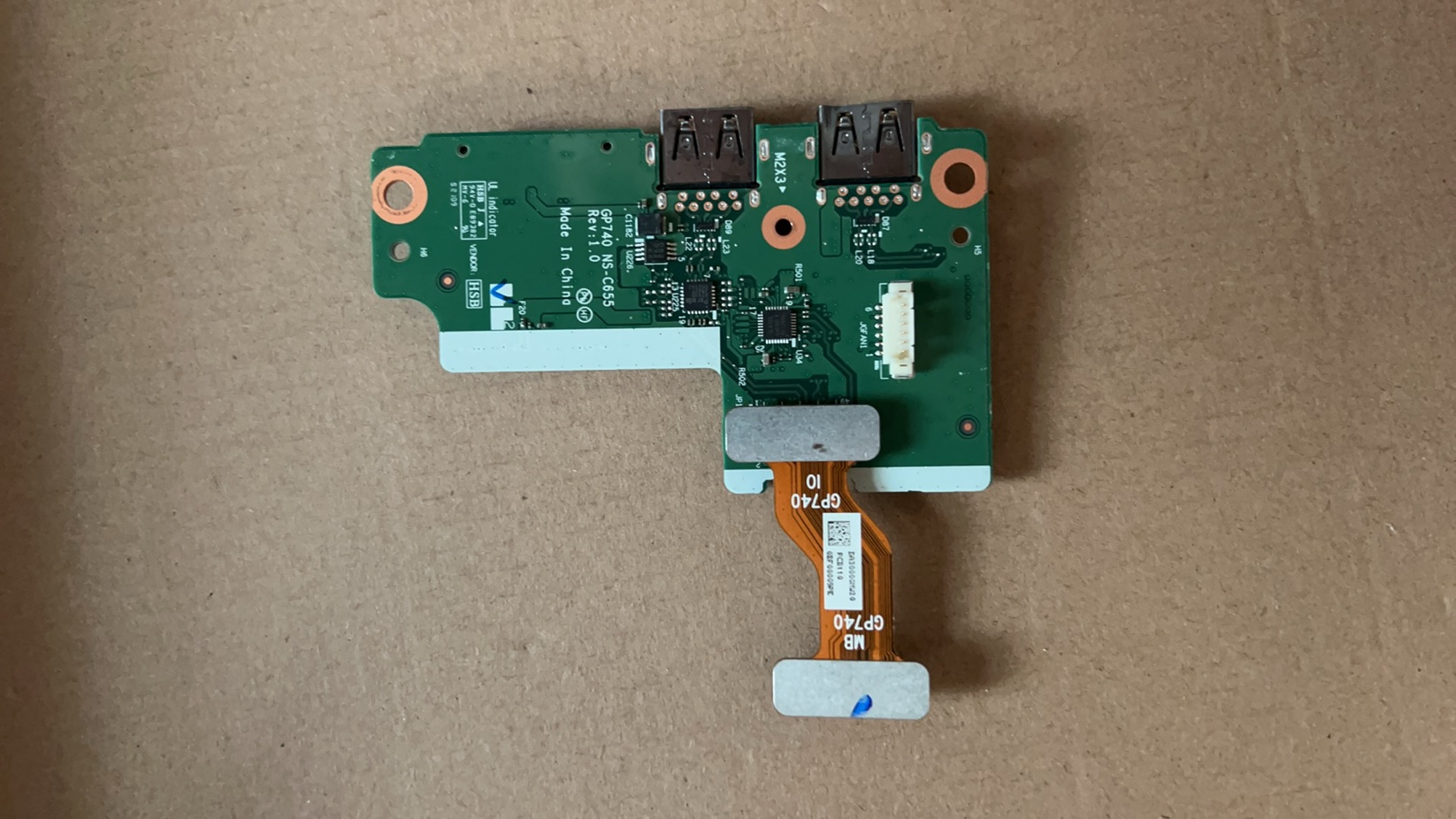 原装联想 P17 gen 1 NS-C655 小板 USB 小板 GP740 5C50Z44704