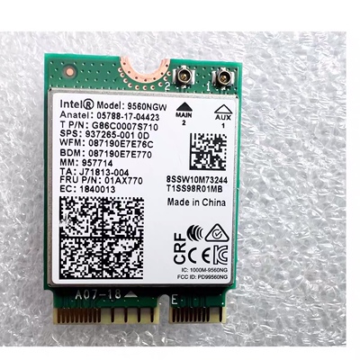 ThinkPad联想P52 P72 L390 X1 P1 9560无线网卡 蓝牙模块01AX770